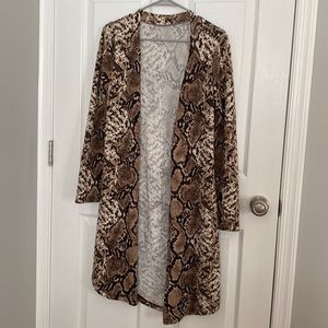 snakeskin duster
